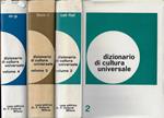 Dizionario di cultura universale vol 2, 3, 4