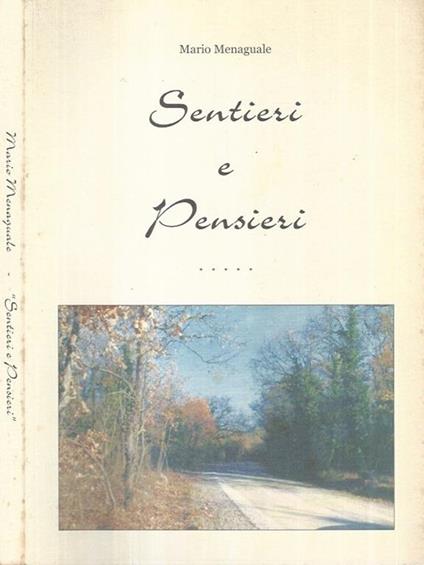 Sentieri e pensieri - Mario Menaguale - copertina