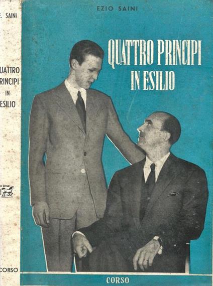 Quattro Principi in esilio - Enzo Saini - copertina