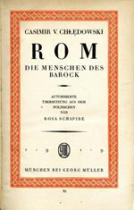 Rom Die Menschen Des Barock