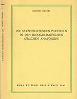 Die satzeinleitenden partikeln in den indogermanischen sprachen anatoliens