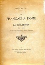 Les Francais à Rome. Pendant la convention (1792-1795)