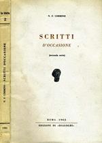 Scritti d'Occasione. (seconda serie)