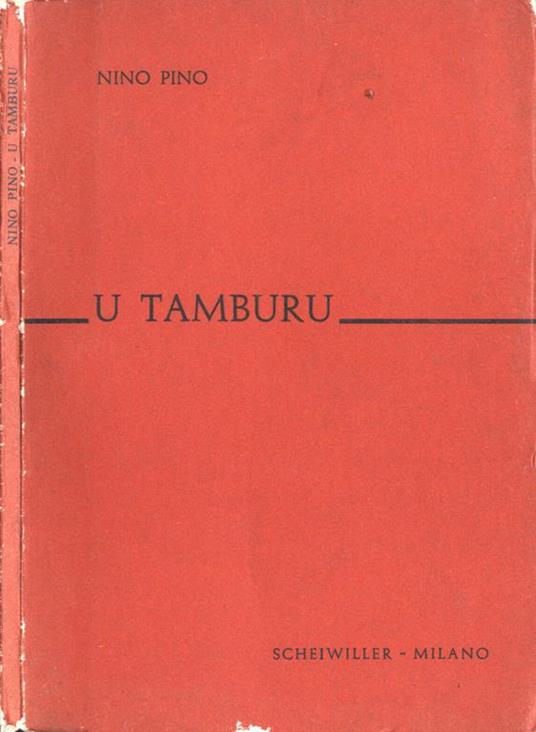 U tamburu. Atto unico - Nino Pino - copertina