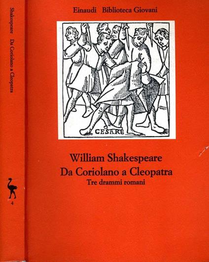 Da Coriolano a Cleopatra. Tre drammi romani - William Shakespeare - copertina