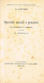 Operette morali e pensieri