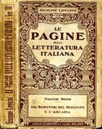 Le Pagine delle Letteratura Italiana. Gli scrittori del seicento e l'Arcadia