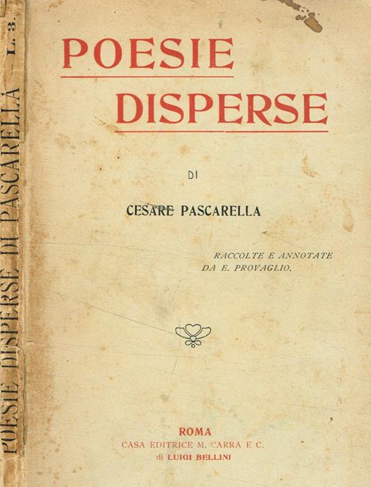 Poesie disperse - Cesare Pascarella - 2