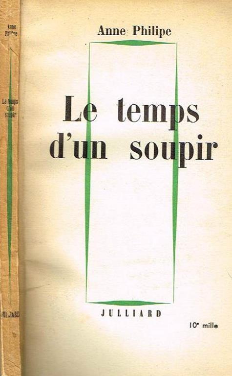 Le temps d'un soupir - Anne-Marie Philipe - copertina