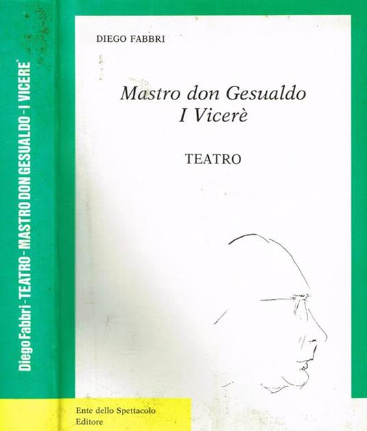 Mastro don Gesualdo-I vicere - Diego Fabbri - copertina