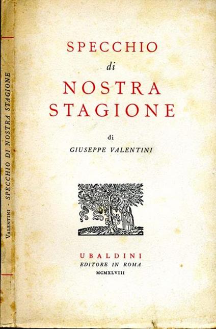 Secchio di Nostra Stagione - Giuseppe Valentini - copertina