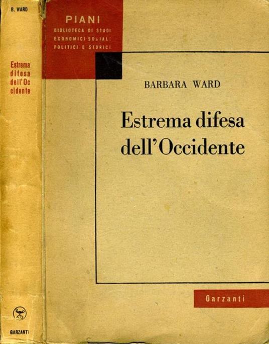 Estrema Difesa dell'Occidente - Barbara Ward - copertina