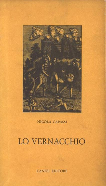 Lo Vernacchio. ed altri sonetti - Nicola Capassi - copertina