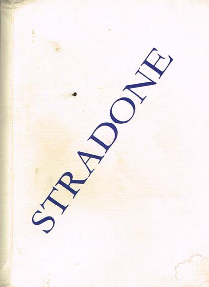 Stradone - Giovanni Stradone - copertina