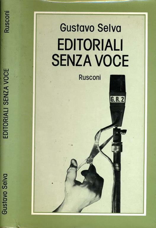 Editoriali Senza Voce - Gustavo Selva - copertina