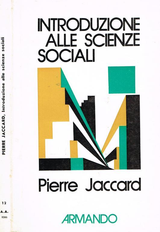 Introduzione alle scienze sociali - Pierre Jaccard - copertina