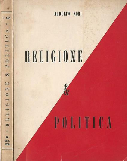 Religione e politica - Rodolfo Nori - copertina