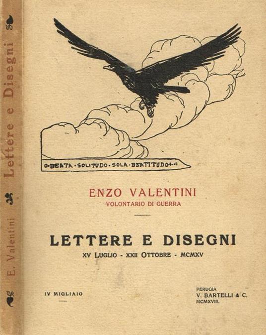 Lettere e disegni - Enzo Valentini - copertina