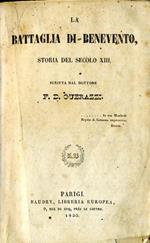 La Battaglia di Benevento. Storia del secolo XIII