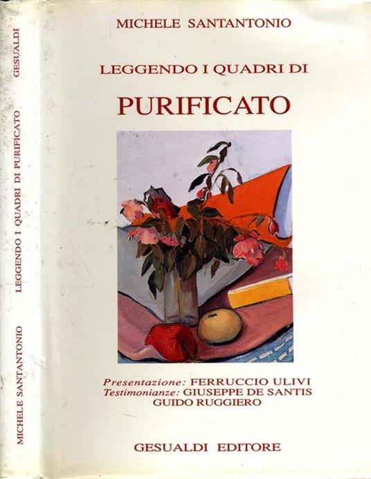 Leggendo I Quadri di Purificato - Michele Santantonio - copertina