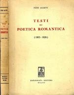 Testi di Poetica Romantica. 1803-1826