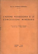 L' azione possessoria e le concessioni minerarie