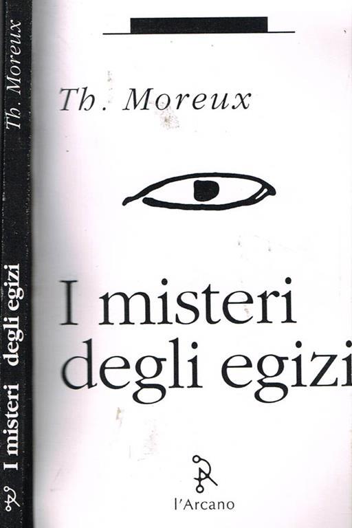 I misteri degli egizi - Thomas Moreux - copertina