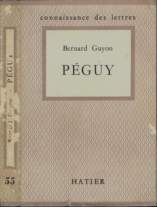 Péguy - Bernard Guyon - copertina