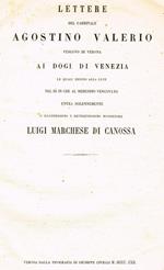 Lettere del cardinale vescovo di verona ai dogi di venezia le quali escono alla luce nel dì in che al medesimo vescovato entra solennemente luigi marchese di canossa