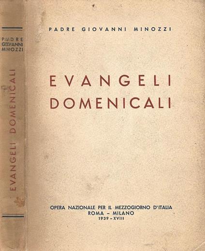 Evangeli Domenicali - Giovanni Minozzi - copertina