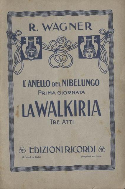 La valchiria-L'anello del Nibelungo - Richard Wagner - copertina