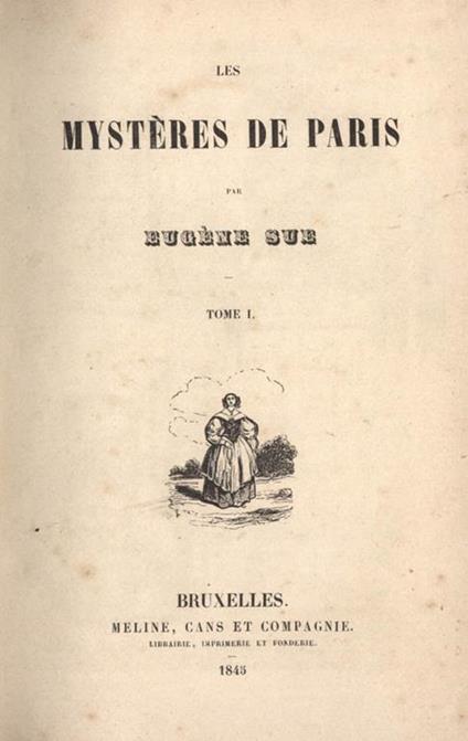 Les mystéres de Paris (tome III) - Eugène Sue - copertina