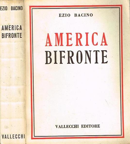 America bifronte - Ezio Bacino - copertina