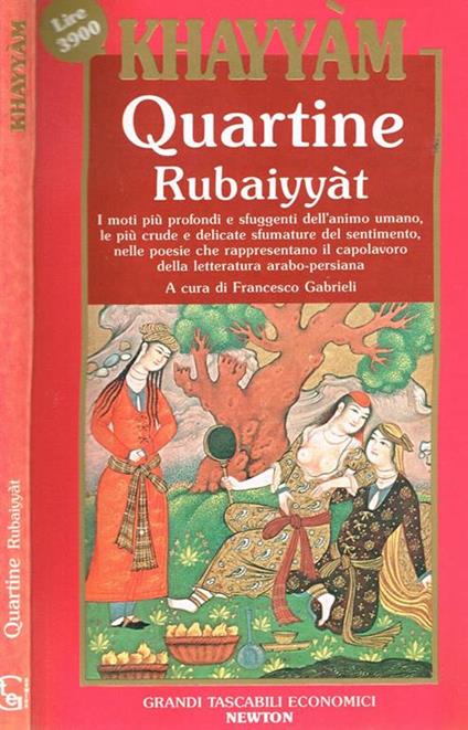 Quartine rubaiyyat - Omar Khayyam - copertina