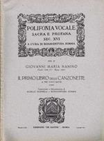 Il Primo Libro delle Canzonette a tre Voci Miste (1593)