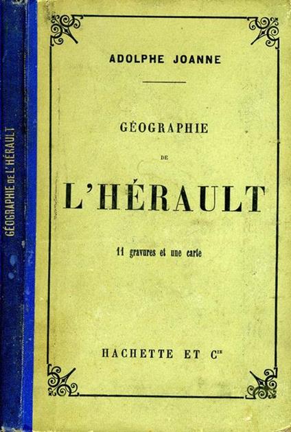 Geographie De L'Herault - Adolphe Joanne - copertina
