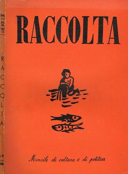 Raccolta (Già Circoli) Anno X N.1-2. Rivista Mensile di Cultura e di Politica - Guglielmo Danzi - copertina