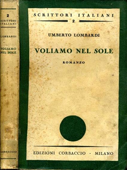 Voliamo nel Sole - Umberto Lombardi - copertina