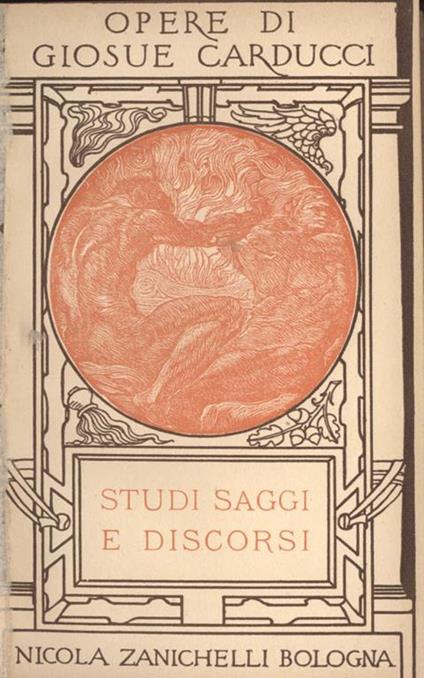 Studi saggi e discorsi - Giosuè Carducci - copertina