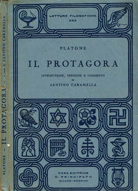 Il protagora - Platone - copertina