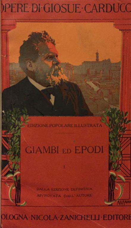 Giambi ed epodi - Giosuè Carducci - copertina