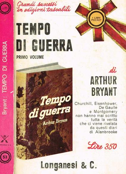 Tempo di Guerra Vol. I - Arthur Bryant - copertina