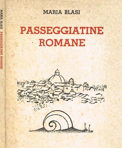 Passeggiatine romane - Maria Blasi - copertina