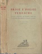 Prose e poesie tedesche. Dalle origini ai giorni nostri con inquadramento storico e note