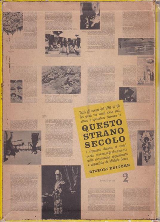 Questo strano secolo 1901-1960 - Michele Serra - copertina