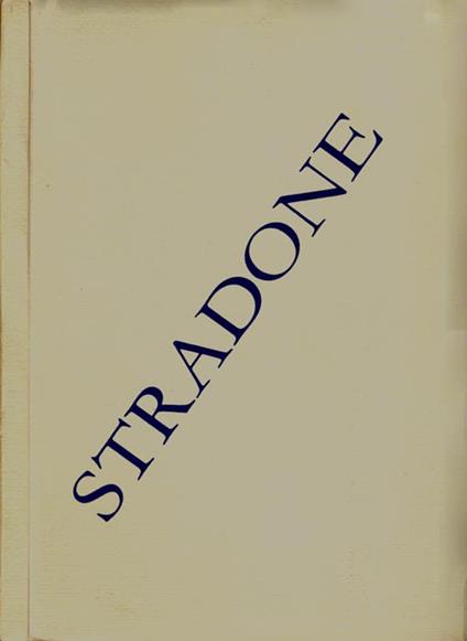 Stradone - Giovanni Stradone - copertina