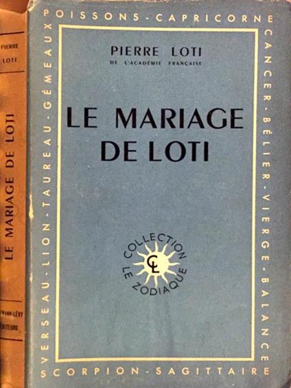 Le mariage de Loti - Pierre Loti - copertina