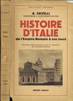 Histoire d'Italie. De l'Empire Romain jusqùa Nos Jours