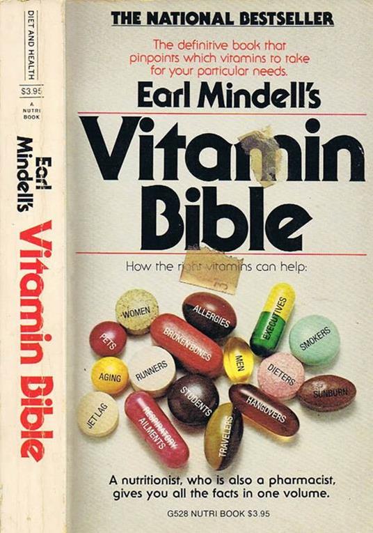 Earl Mindell's Vitamin Bible - Earl Mindell - copertina