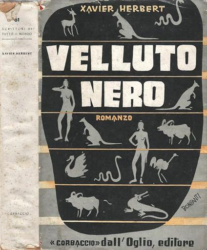 Velluto Nero - Xavier Herbert - copertina